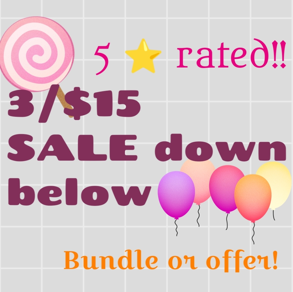 5⭐| $5 sale | bundle | offers welcome!